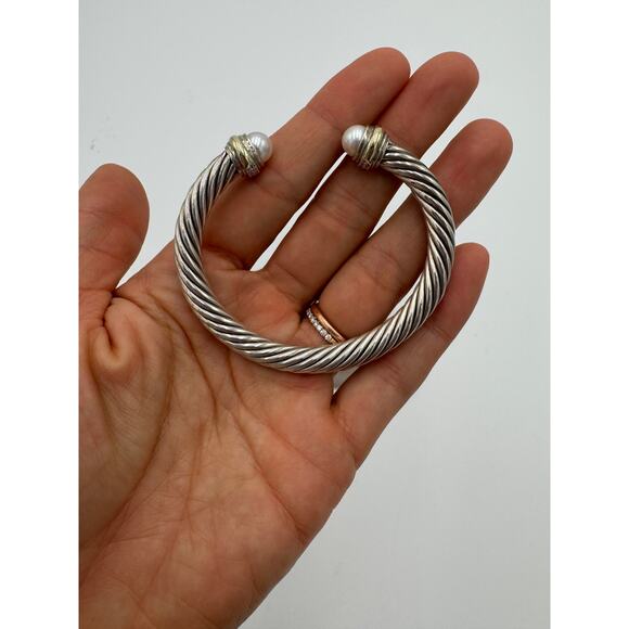 David Yurman 7mm Classic Cable Bracelet in Sterling Silver - Picture 6 of 14